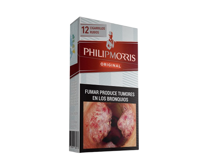 Cigarrillo "Philip Morris" Comun Box 12