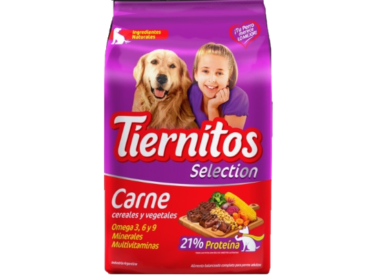 Alimento "Tiernitos" Carne 1.5KG