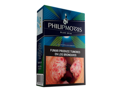 Cigarrilo "Philip Morris" Blue Spin Box 20