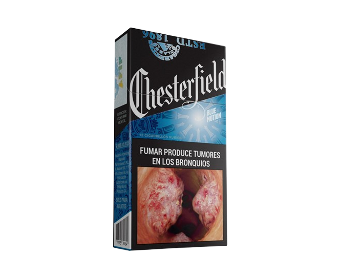 Cigarrillo "Chesterfield" Blue Motion Box 12