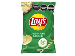 Papas Fritas Sabor Queso Crema y Cebolla "Lays" x 77G