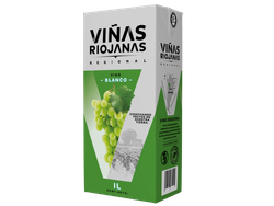 Vino Blanco Tetra "Viñas Riojanas x 1L