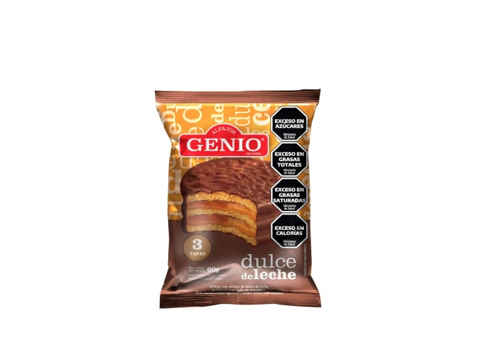 Alfajor "Genio" Negro 60Grs