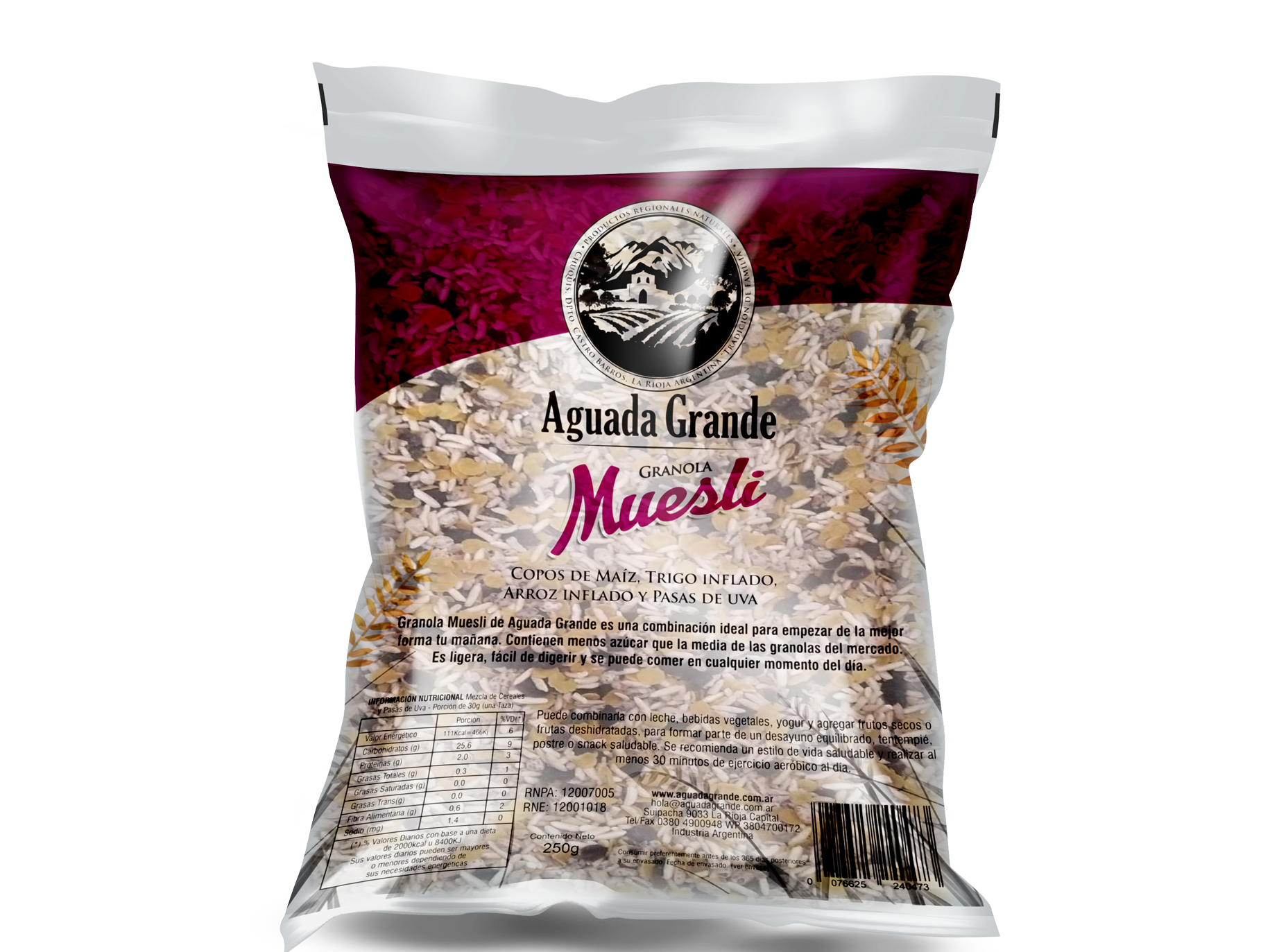 Granola Light Muesli "Aguada Grande" x 250G