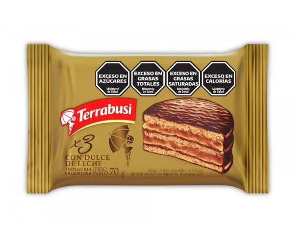 Alfajor "Terrabusi" Clasico X3