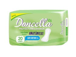 Protectores "Doncellas" C/Perfume Verde x20