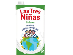 Leche Descremada 1% "Las Tres Niñas" 1 Lt