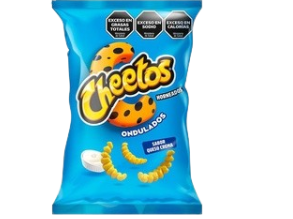 Chizitos De Maíz Ondulados Sabor A Queso Crema "Cheetos" x 85G