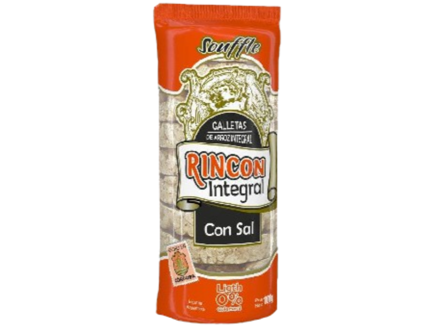 Galletas de Arroz Integral C/Sal "Rincon" x 100G