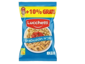 Fideos "Lucchetti" Tirabuzon n°28 x 550G