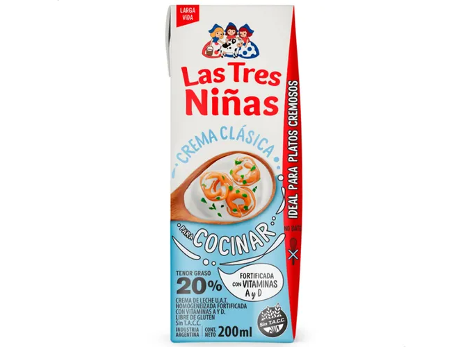 Crema P/Cocinar "Las Tres Niñas" x 200G