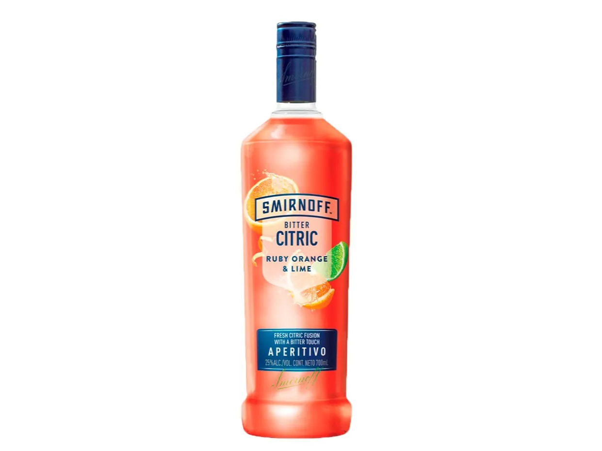 Aperitivo Bitter Citric Ruby Orange Y Lime "Smirnoff" x 700Ml