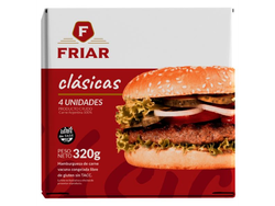 Hamburguesa "Friar" Clasica X4