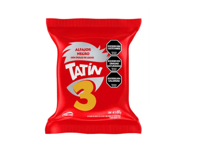 Alfajor "Tatin" Triple Negro 60g