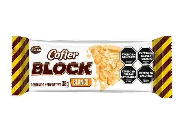 Chocolate "Cofler" Block Blanco 38G
