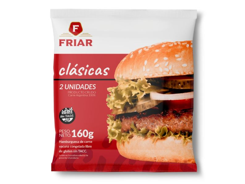 Hamburguesa "Friar" Clasica X2