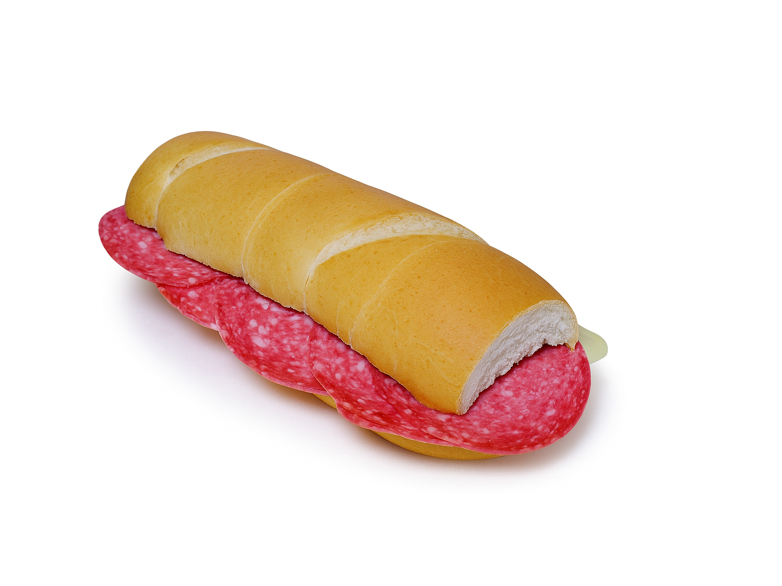 Pan Frances Salame y Queso