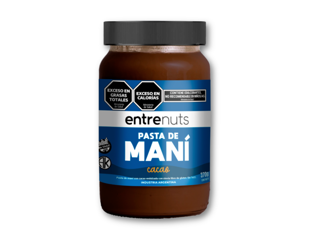 Pasta De Mani C/Cacao "Entrenuts" x 370G