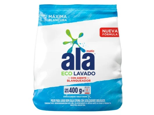 Jabon en Polvo "Ala" Matic Eco Lavado x 400G