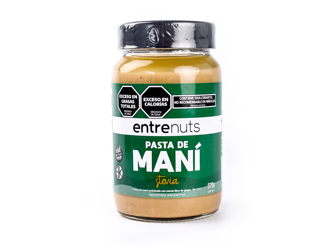 Pasta De Mani Con Stevia "Entrenuts" x 370G