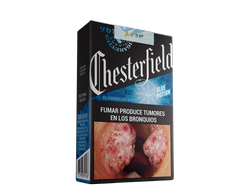 Cigarrillo "Chesterfield" Blue Motion Común x20