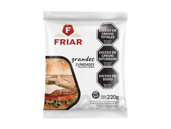 Hamburguesa "Friar" Grandes Carne/Soja X2