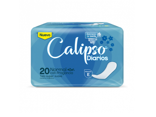 Protector Anatomico "Calipso" Azul con Fragancia x20