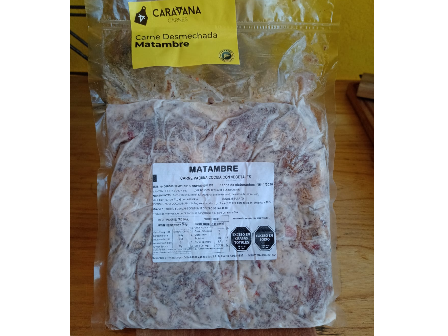 CARNE DESMECHADA DE MATAMBRE