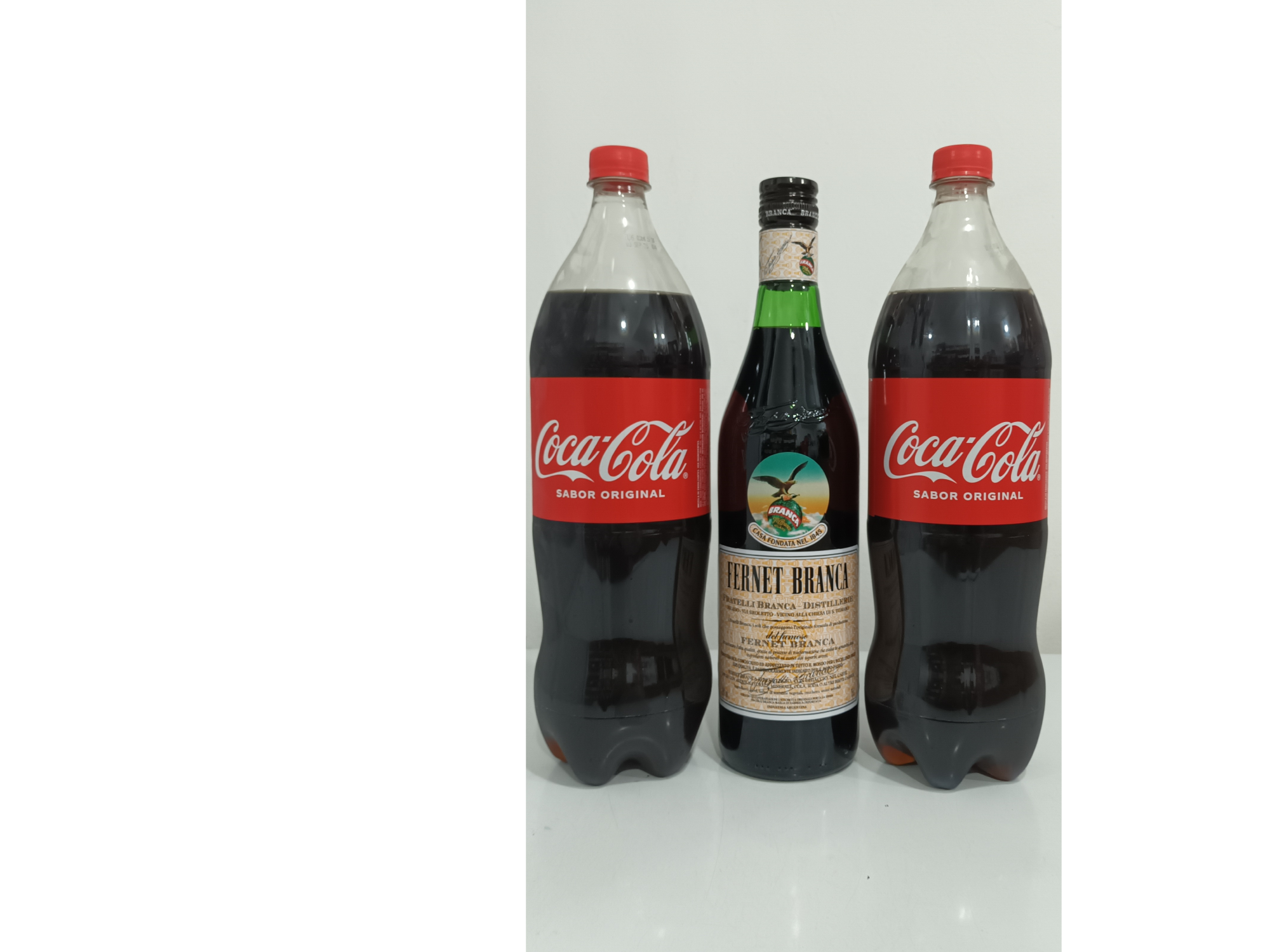 Fernet 750 ml + 2 coca 1.5 lts