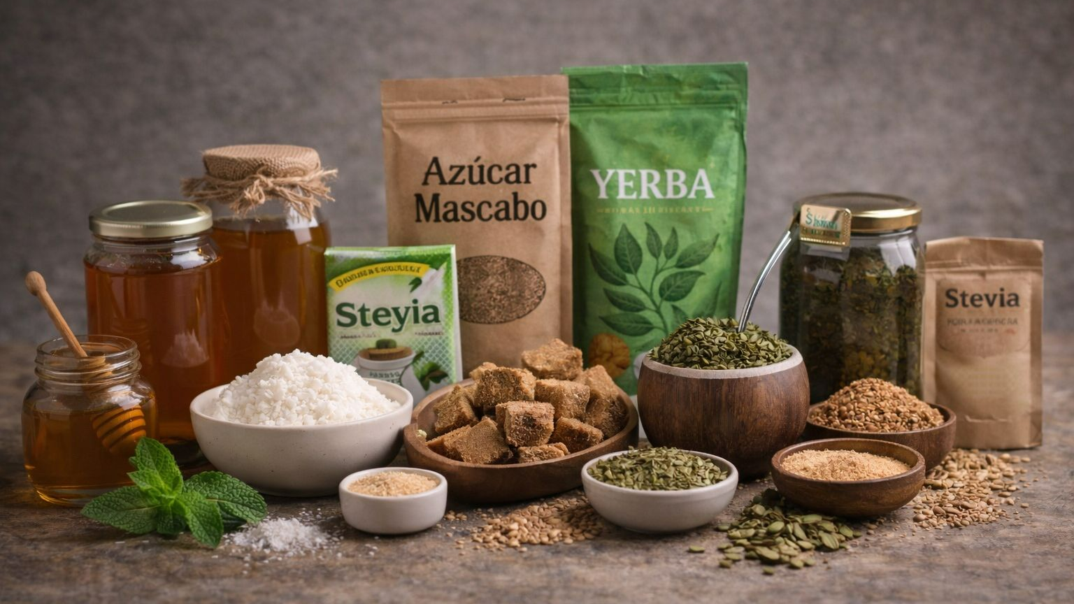 🧉 ENDULZANTES Y YERBAS 🍬