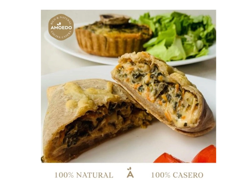 Roll de vegetales amoedo