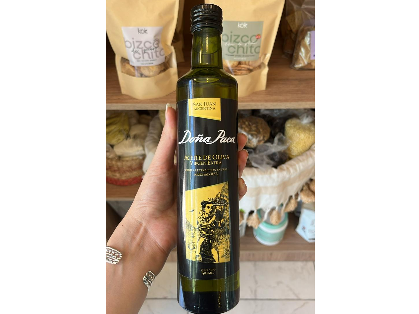 Aceite de oliva 500ml botella de vidrio DOÑA DOMINGA