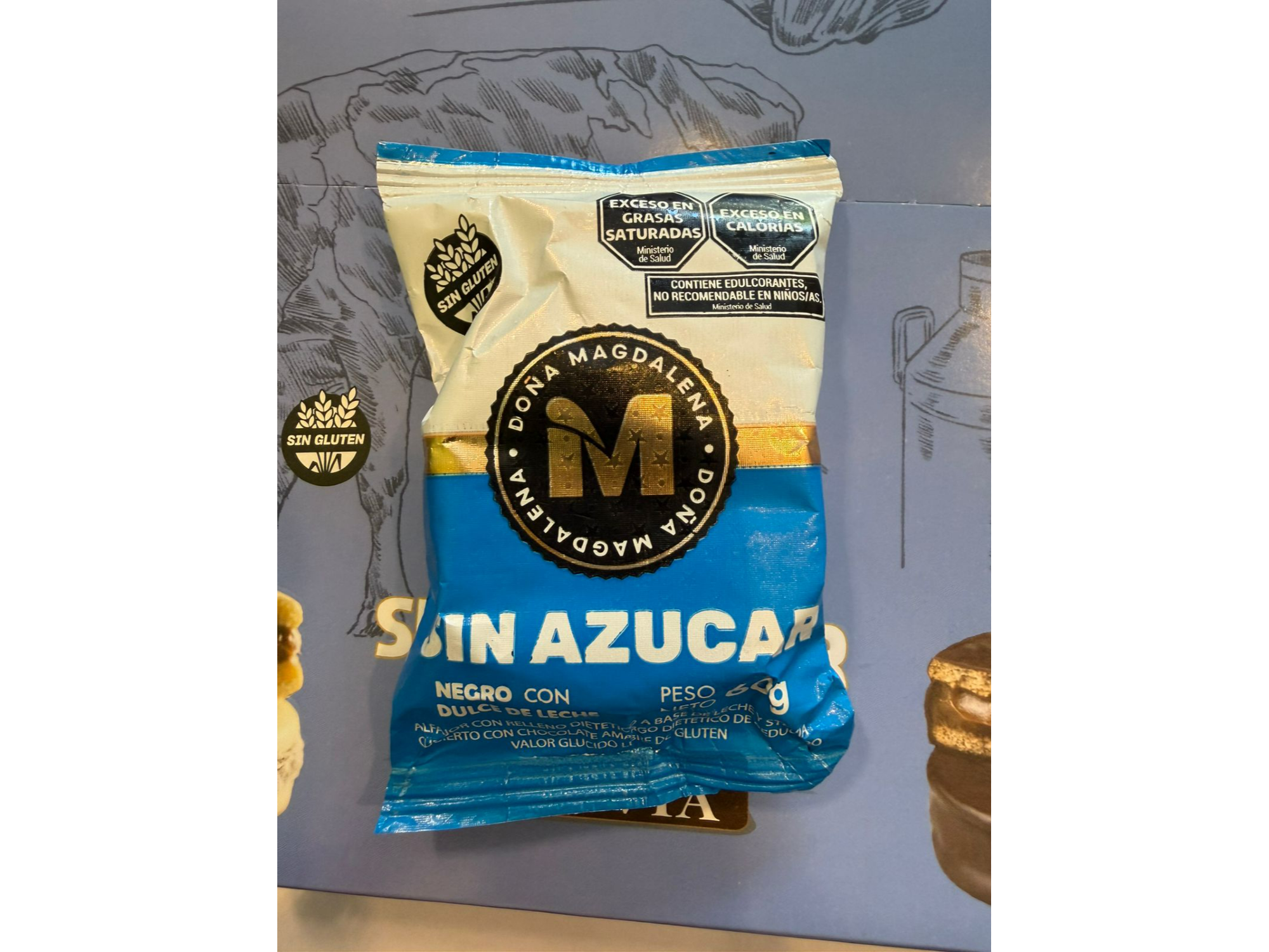 Alfajor Negro con Dulce de Leche - Doña magdalena