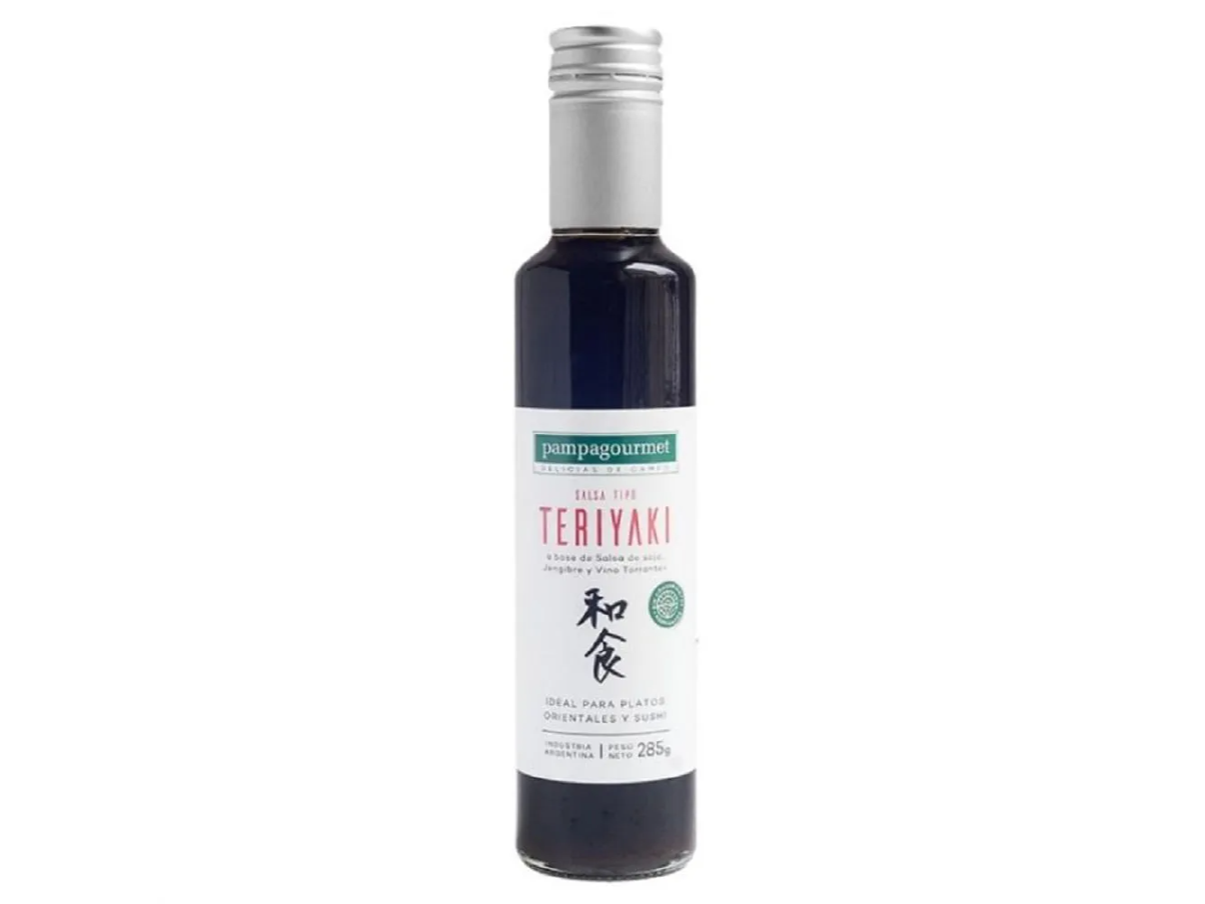 Salsa tipo teriyaki a base de salsa de soja, jengibre y vino torrontes