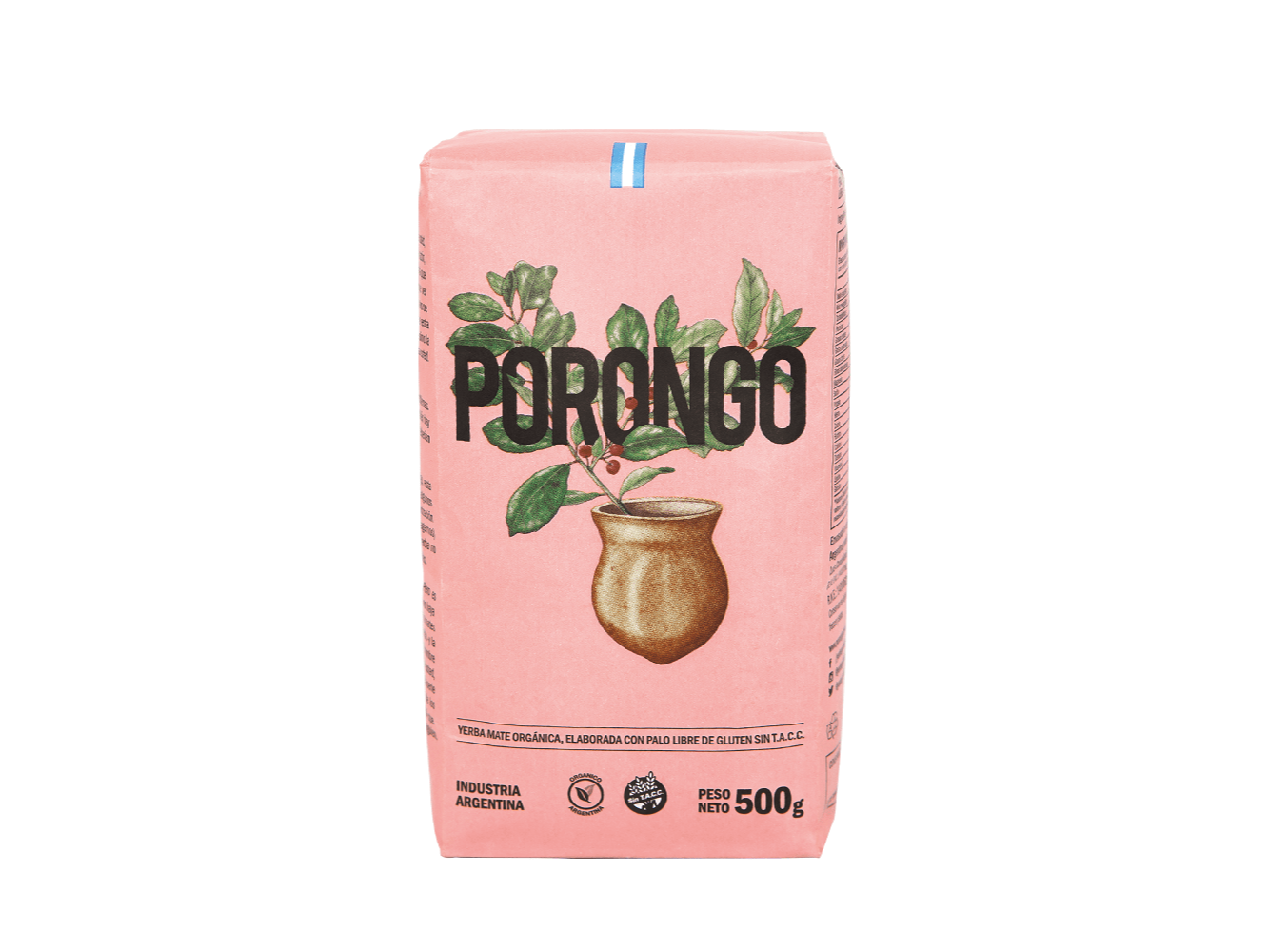 Yerba mate organica elaborada con palo