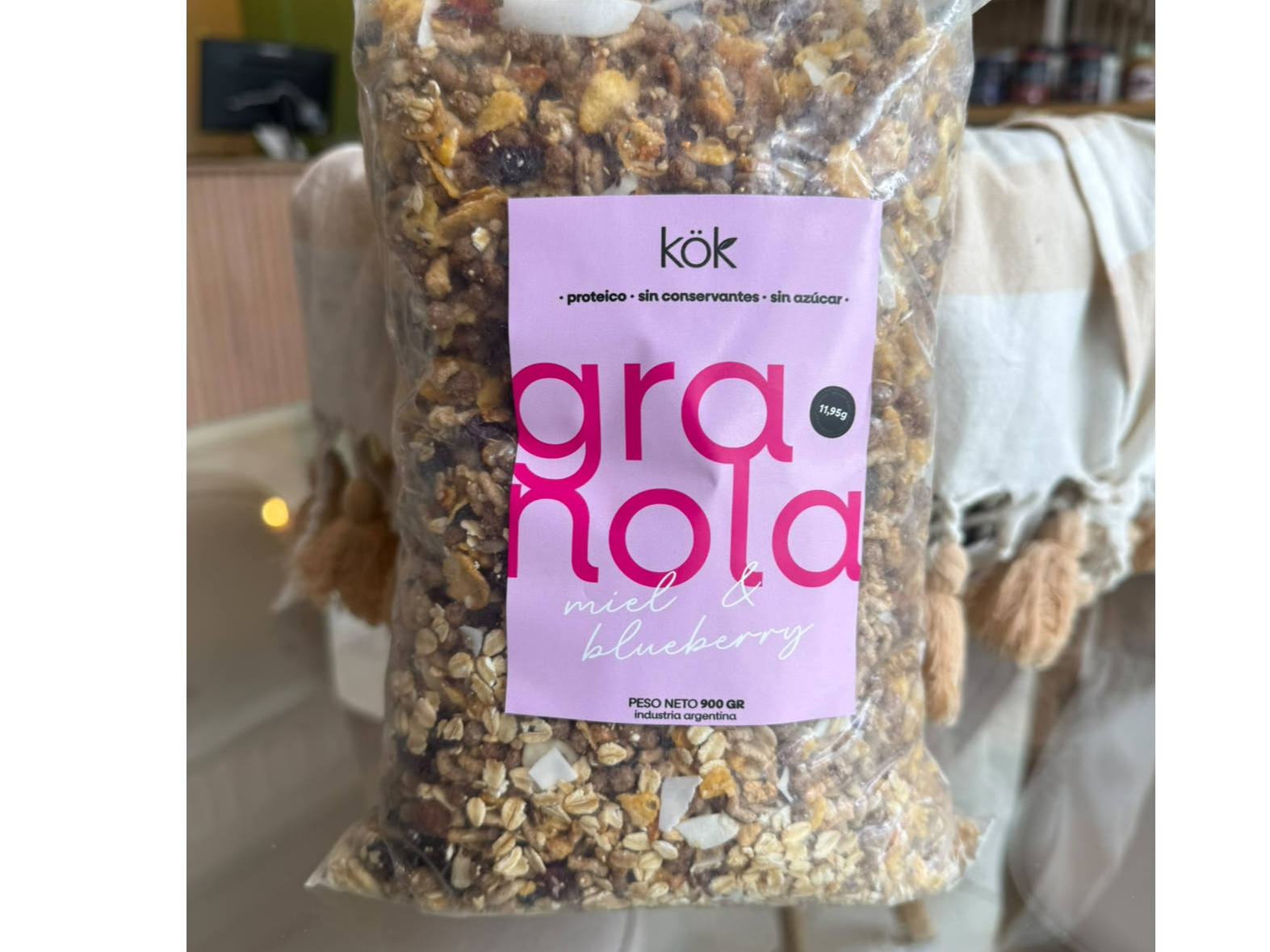 Granola Proteica Blueberry  900g -  KOK