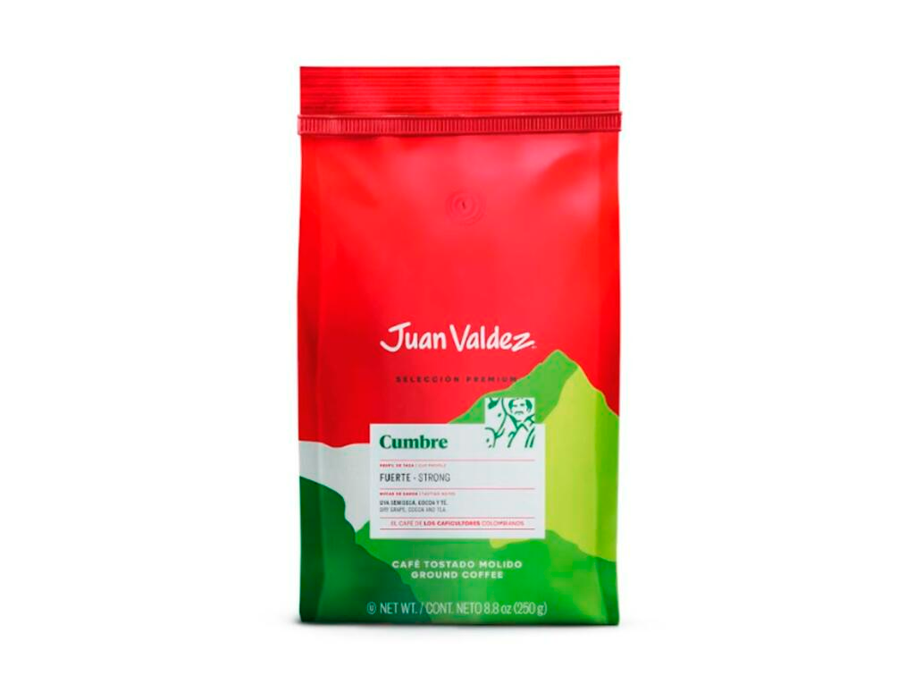 Cafe Cumbre Tostado Molido x 250g - Juan valdez