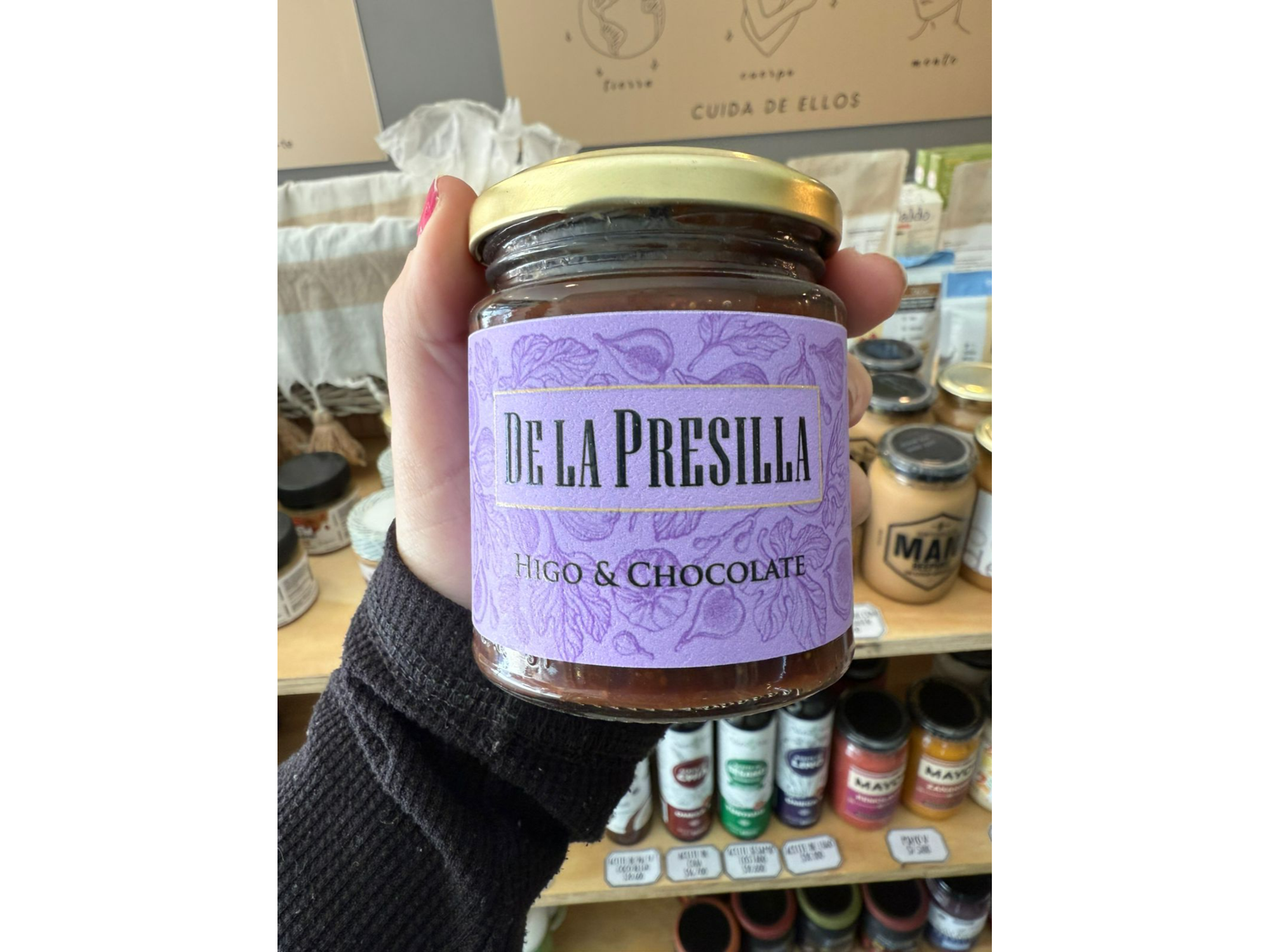 Mermelada higo y chocolate