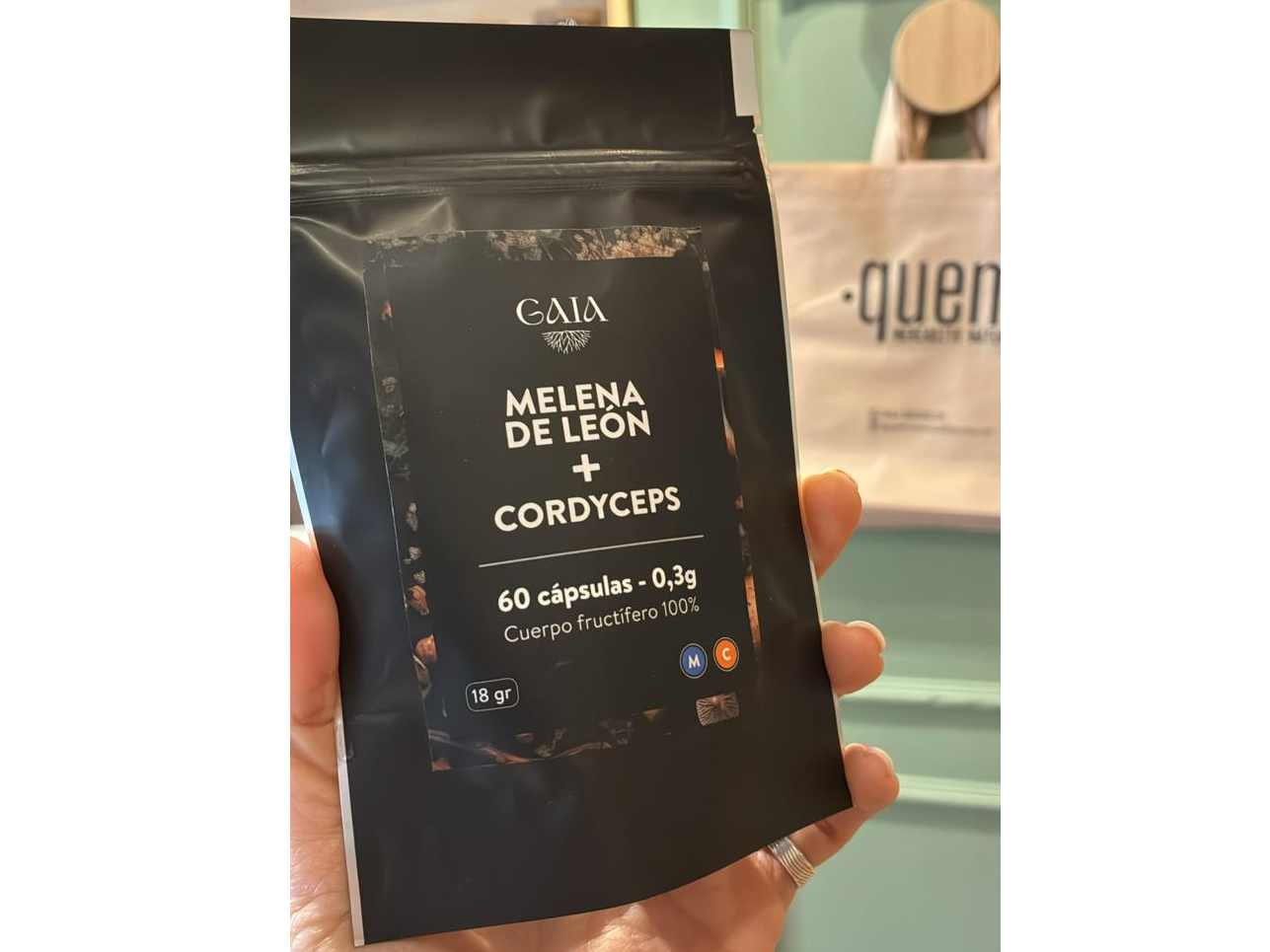 Melena de león + Cordyceps 60 cápsulas Gaia