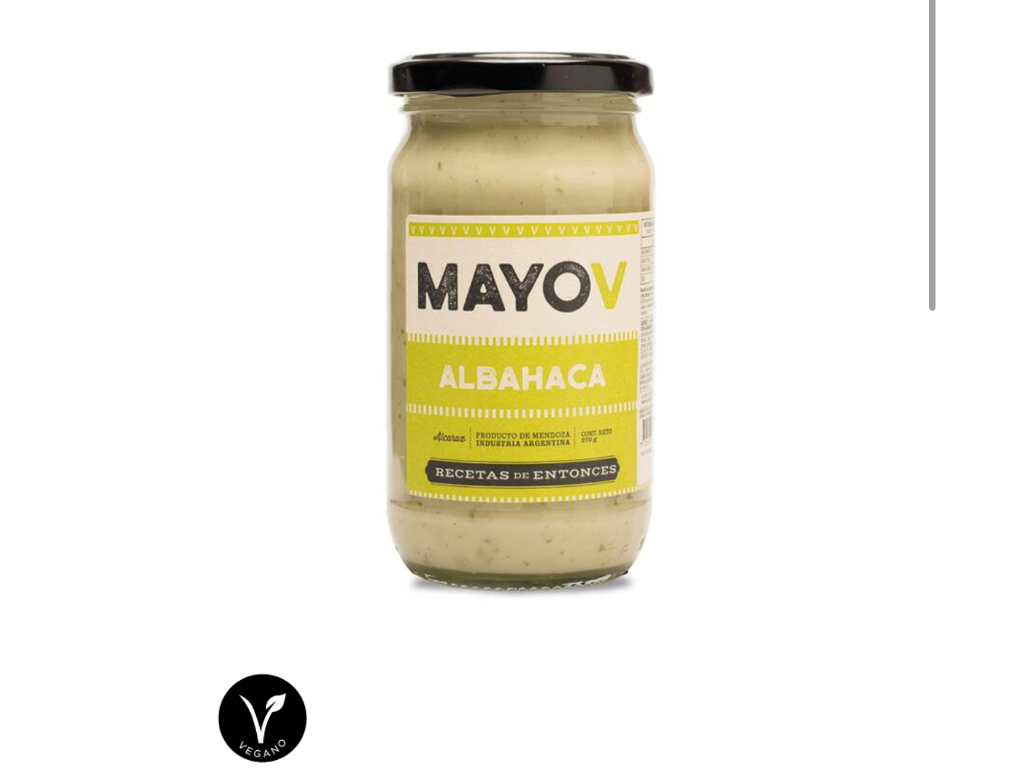 Mayo V de Albahaca 270g -Mayo V