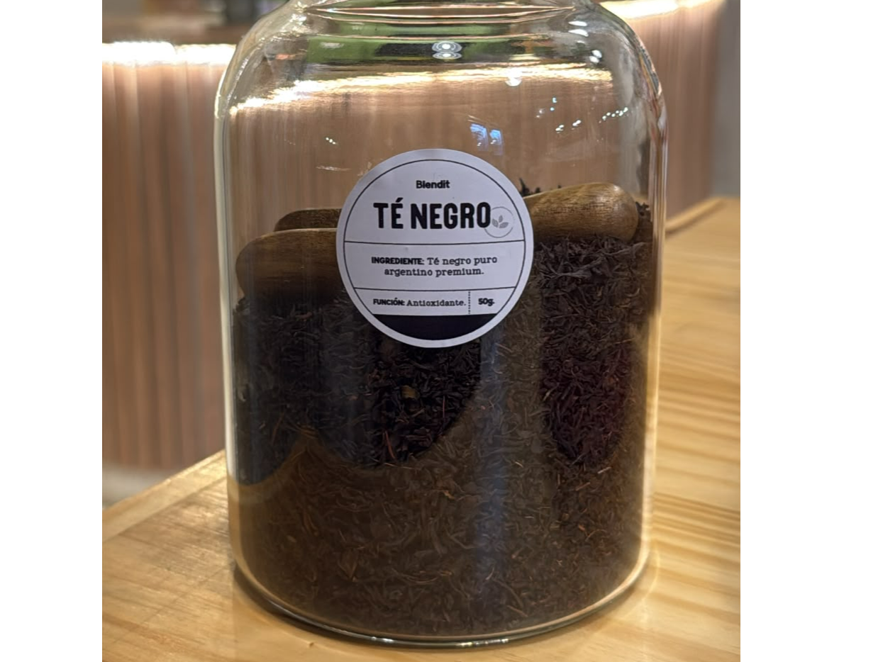 Té en hebras • negro puro premium • 50G