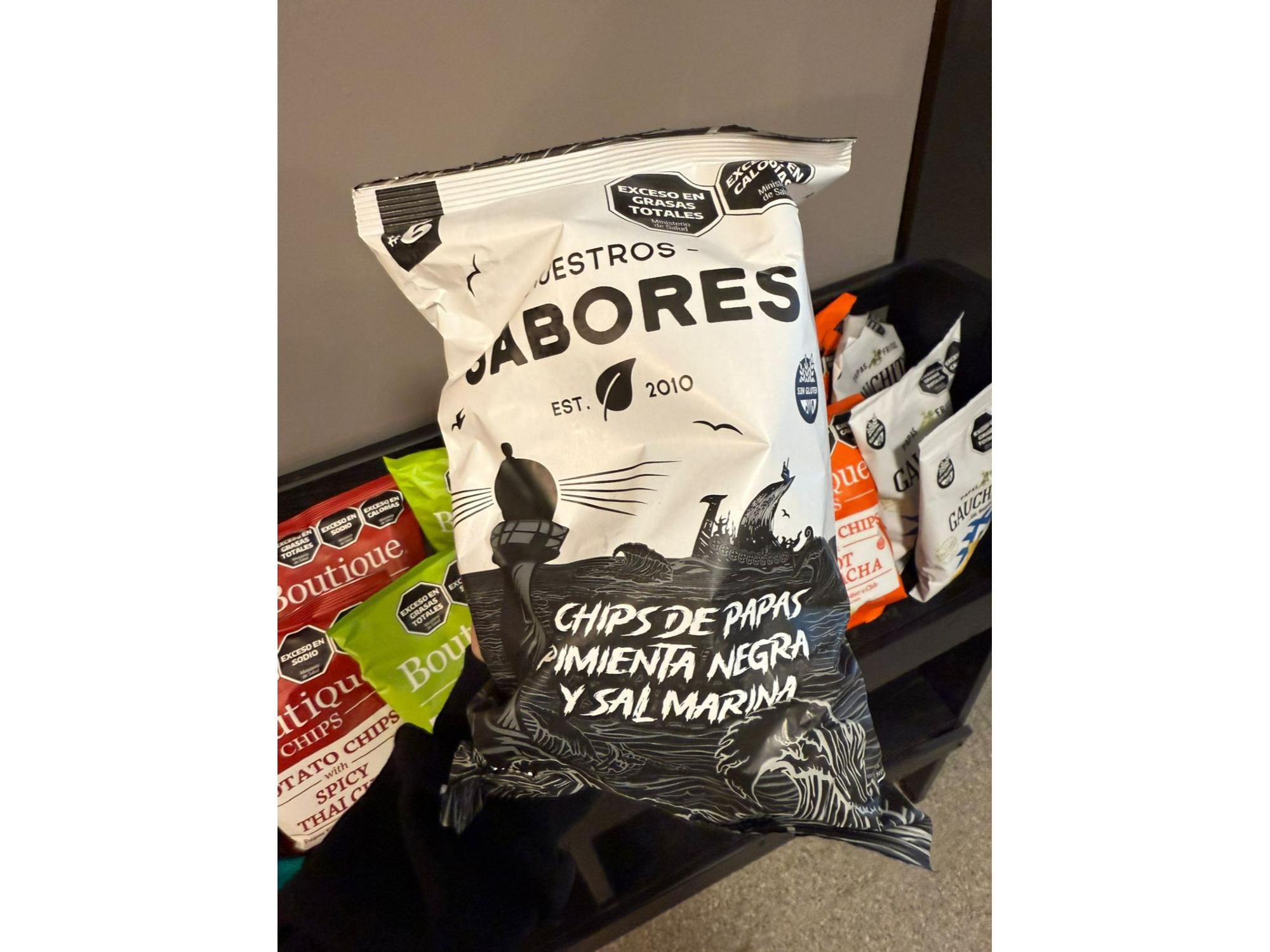 Papas Pimienta Negra y Sal Marina - Nuestros Sabores