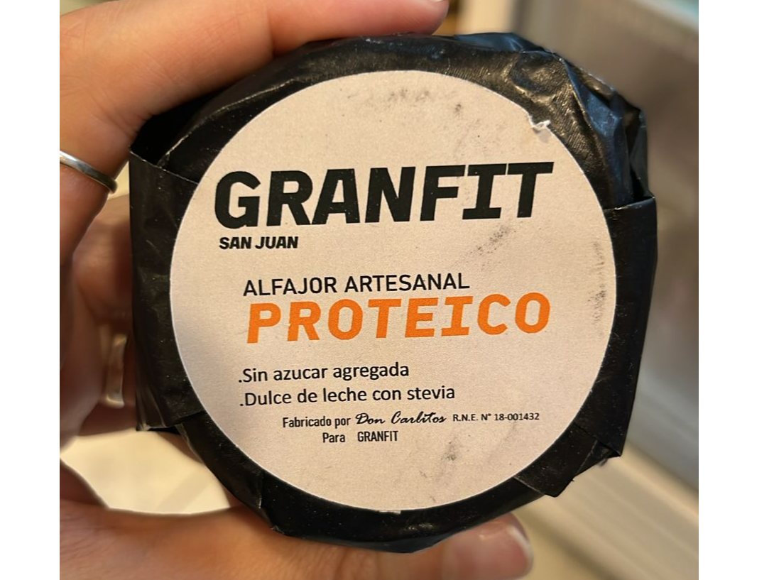 Alfajor Artesanal  Negro - Granfit