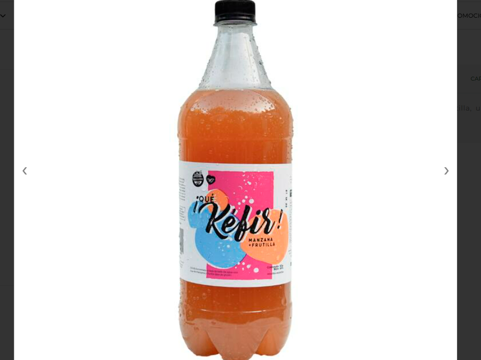 Kefir Manzana Roja PET Crystal x 1l - Que Kefir