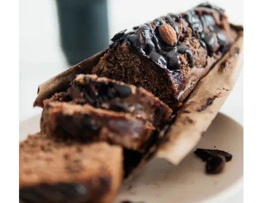 Budín chocoalmendra keto kok