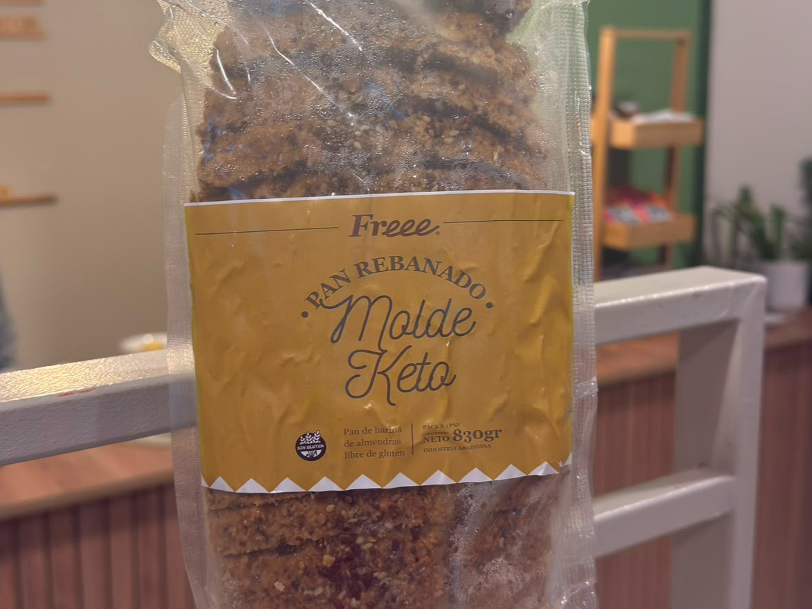 Pan molde keto rebanado 830gr- free
