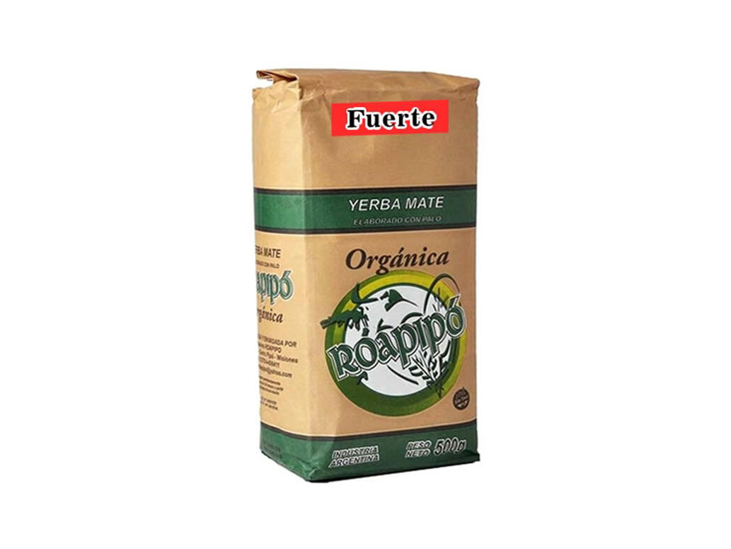 Yerba Mate Organica Fuerte 500g - Roapipo