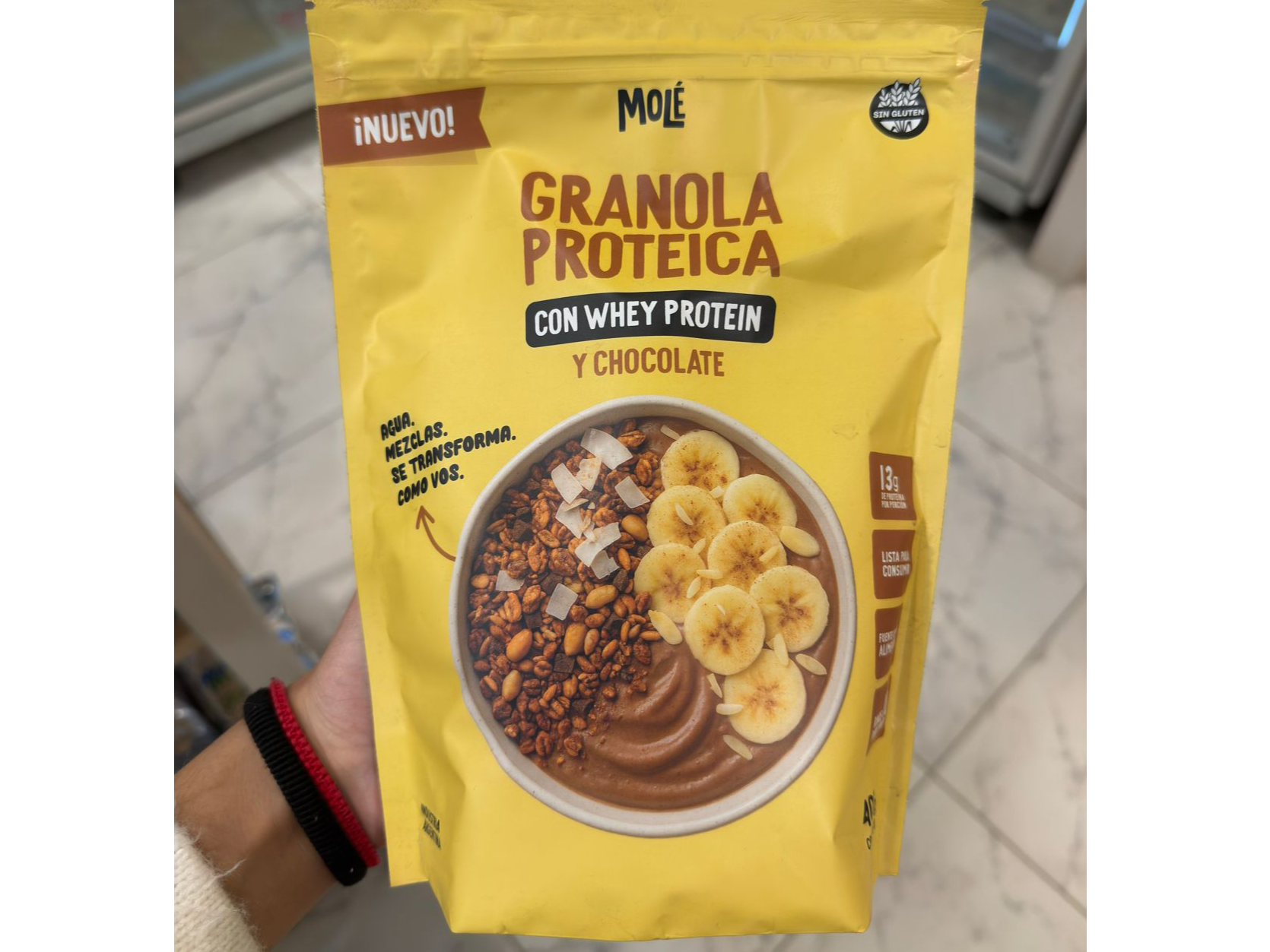 Granola Whey Protein Chocolate 400gr - Mole
