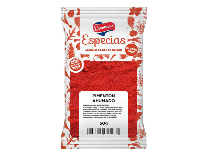 Pimenton ahumado 50gr