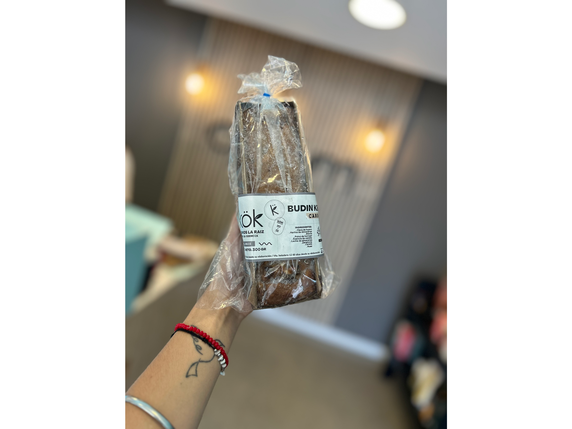 Budín carrot keto kok